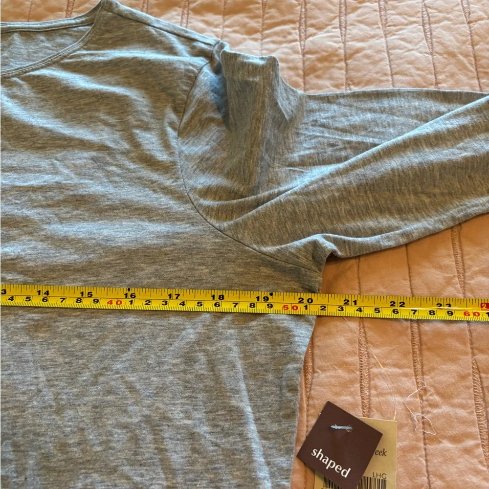 E14 Coldwater Creek Tee Duo - Purple & Heather Gray, Size L - Picture 5 of 5